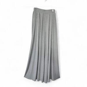 PRIVY Privately Privileged Ribbed Wide Leg Pants Sage Green Size Small NWT